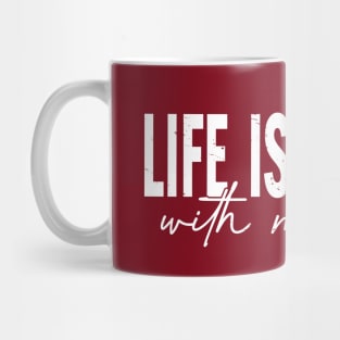 Life is better with my boys; boy mom; boy dad; all sons; boys; boy mum; mother of boys; father of boys; father; mother; fathers day gift; sons; all sons; mothers day gift; Mug